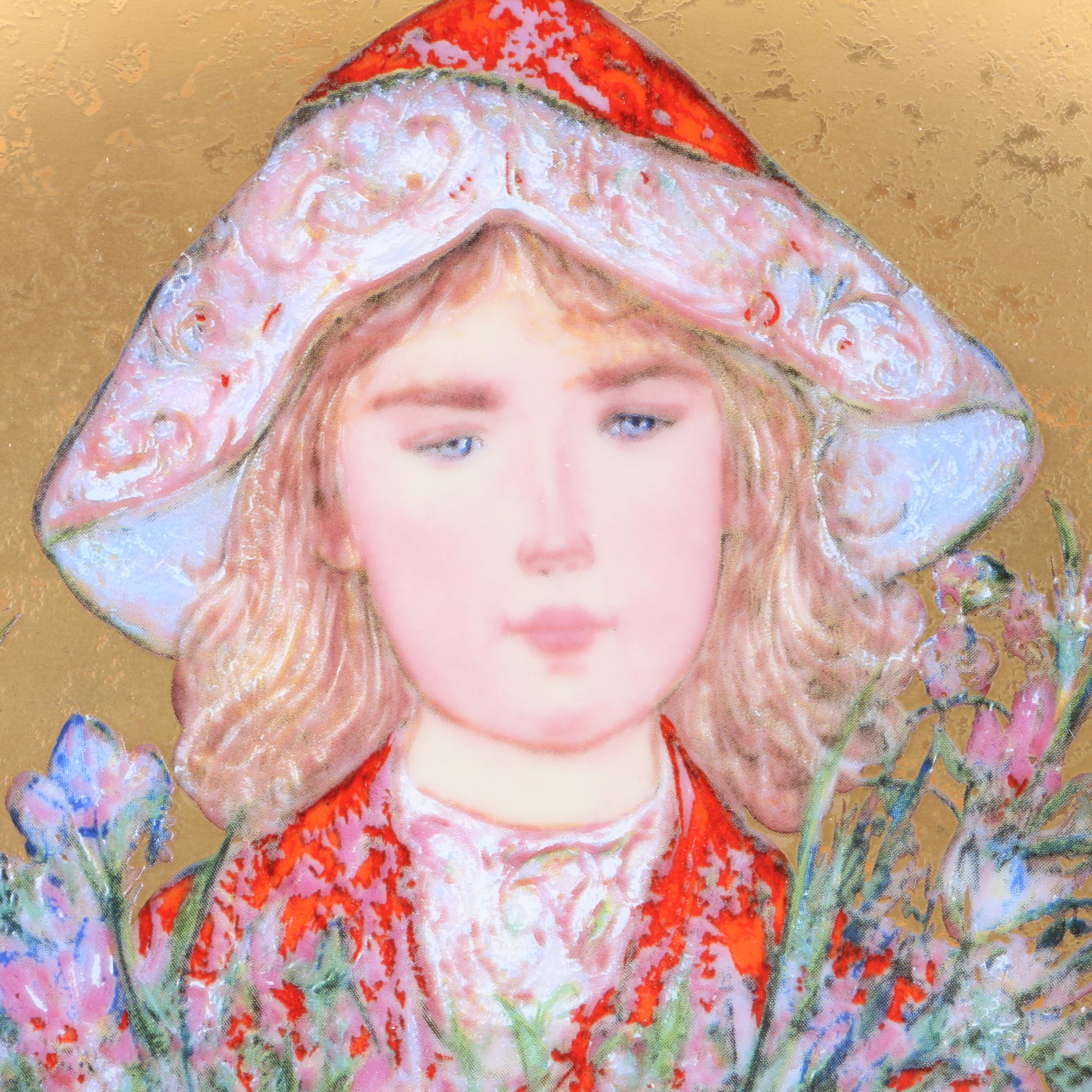 Edna Hibe "Iris" Limited Edition Plate and Other Decorative Plates