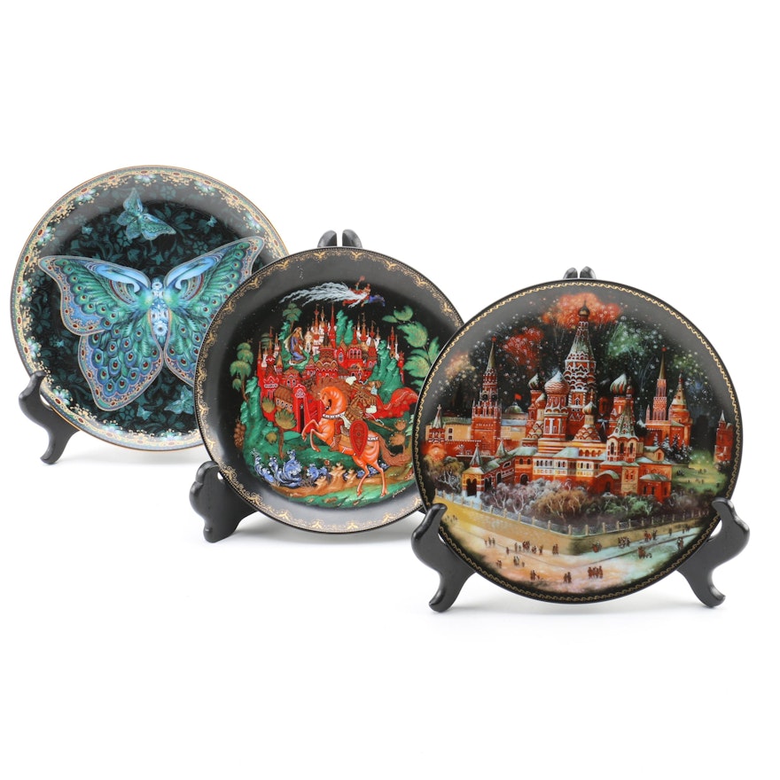 Bradford Exchange "Enchanted Wings" Collector Plates