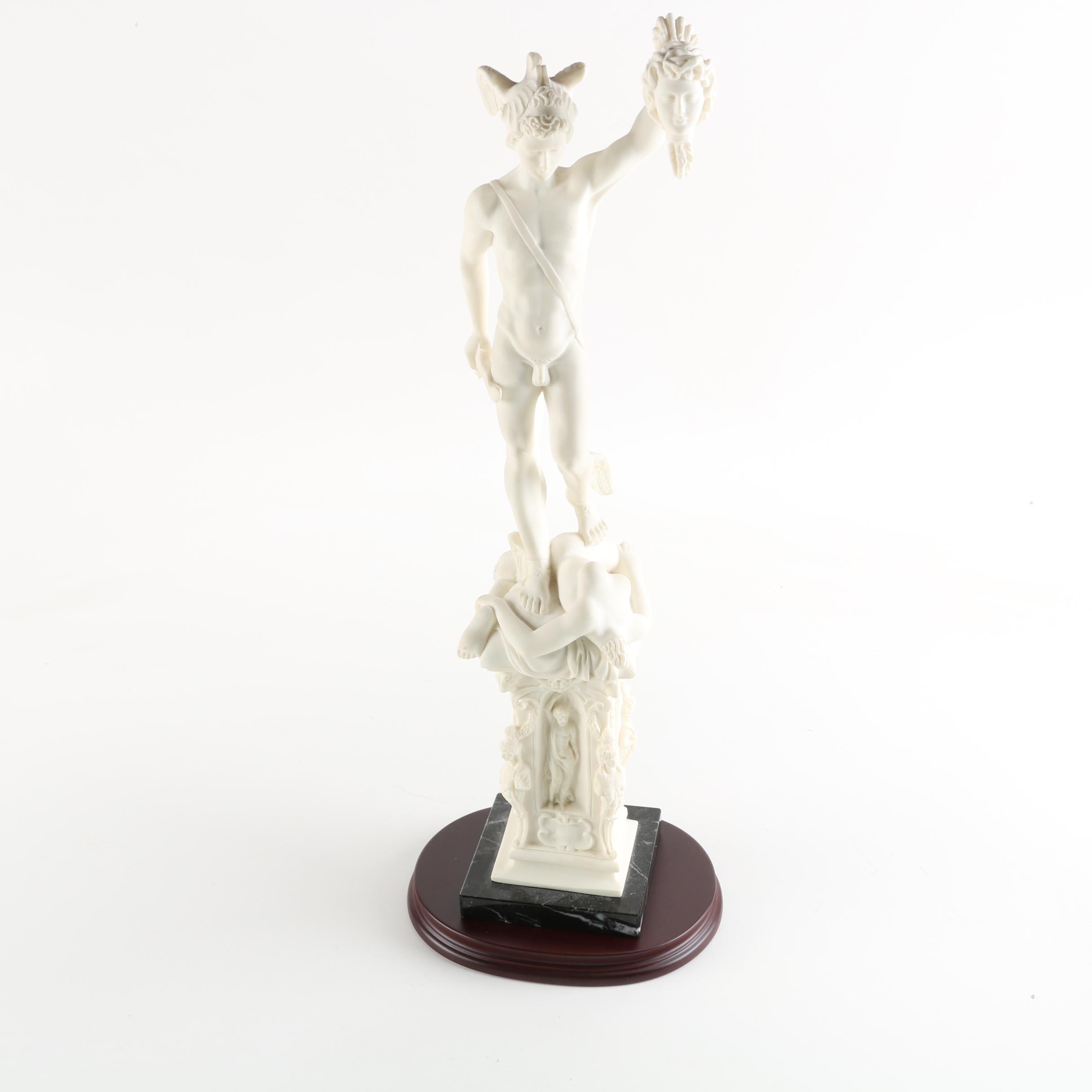 Santini David and Goliath Italian Porcelain Sculpture