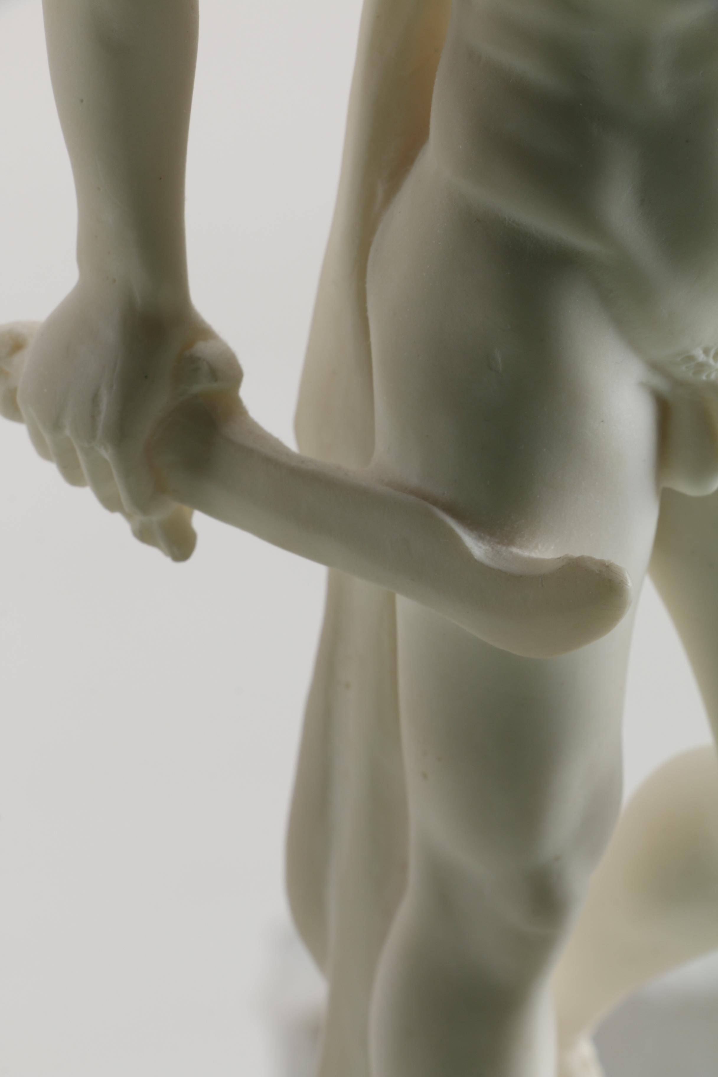 Santini David and Goliath Italian Porcelain Sculpture