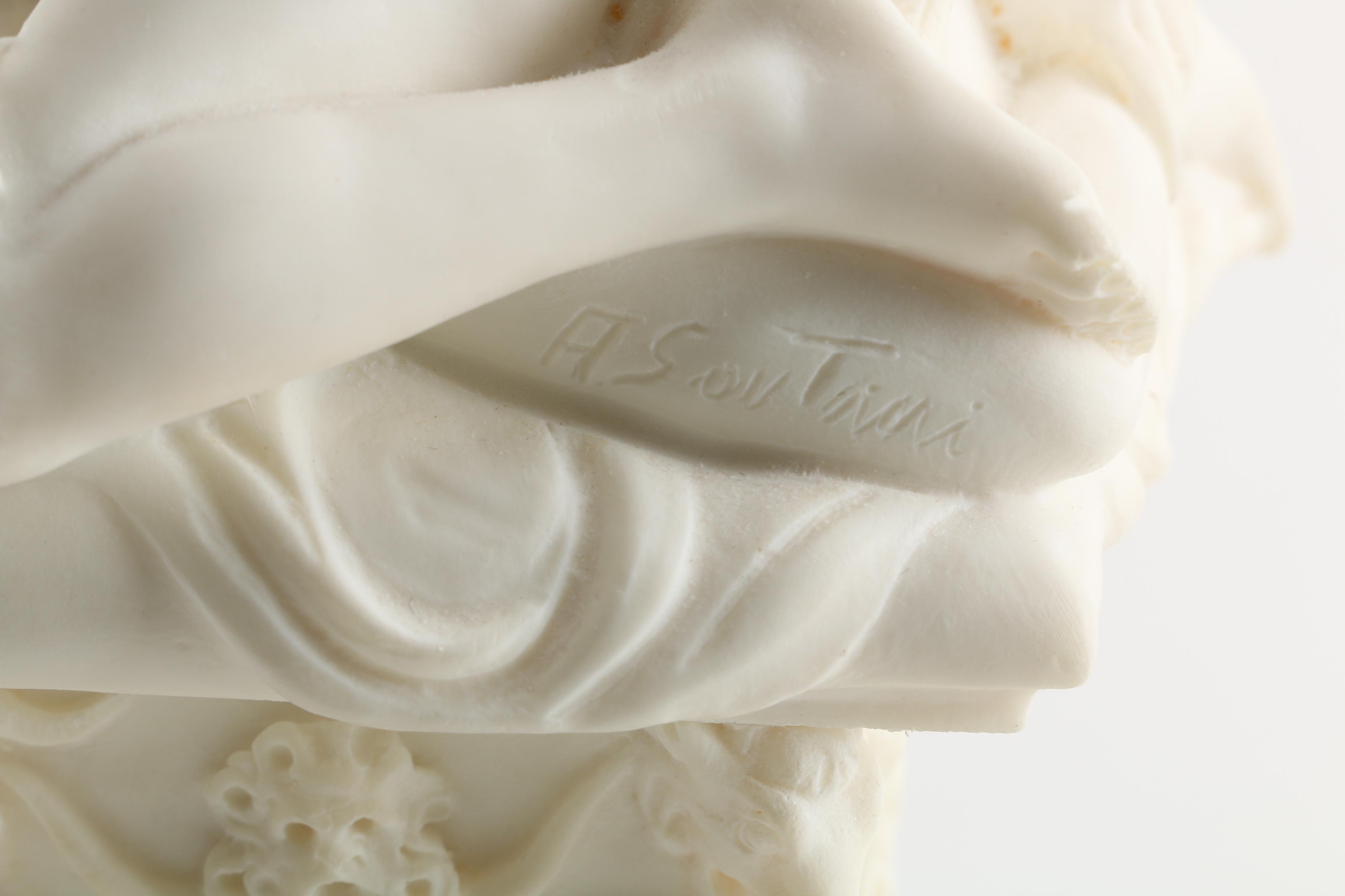 Santini David and Goliath Italian Porcelain Sculpture