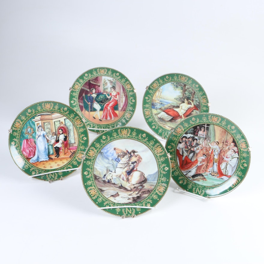 Henri D'Arceau & Fils Limited Edition C. Boulme Napoleon Plates 1985