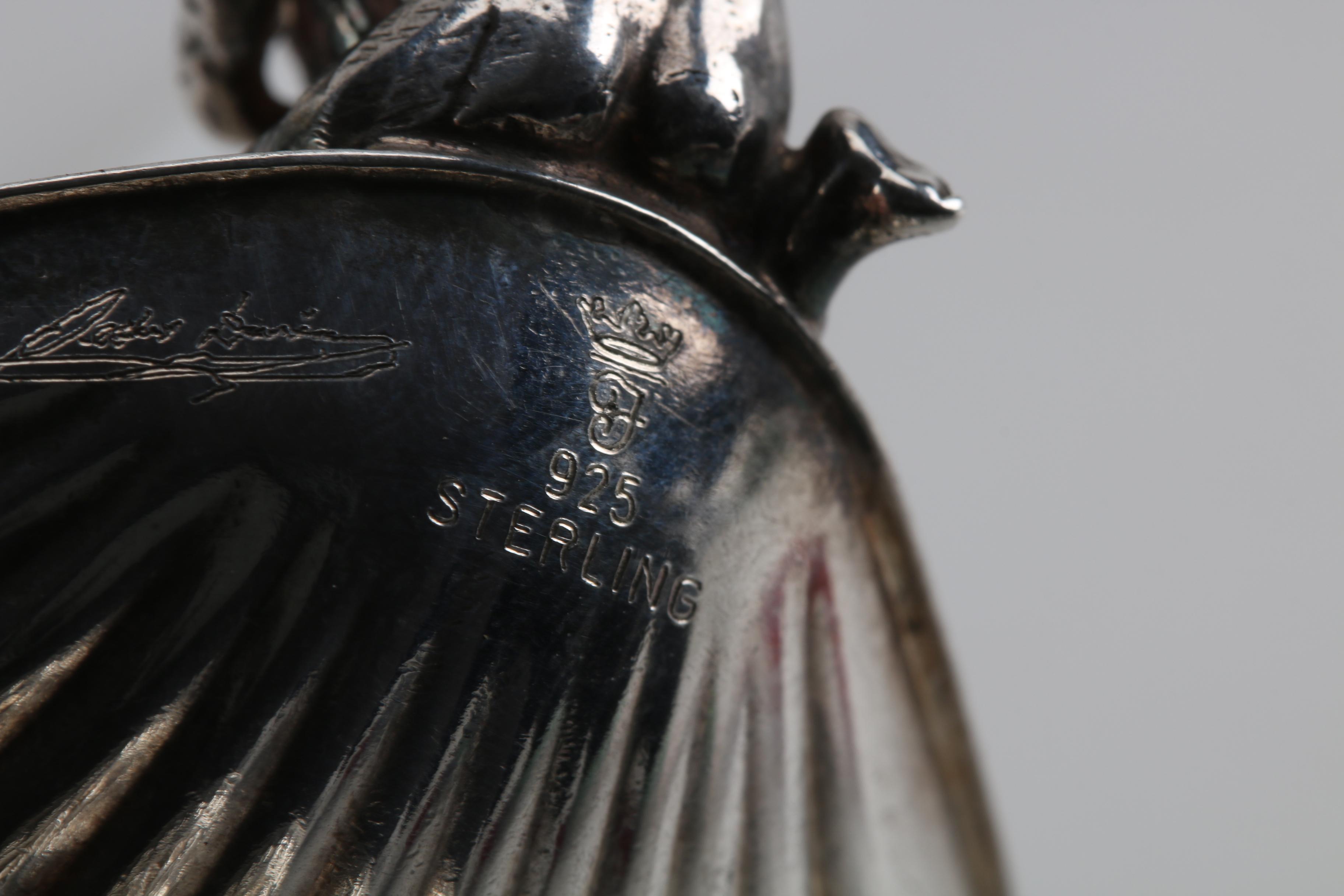 Pedro Durán Sterling Silver Cherub Salt Cellar Set