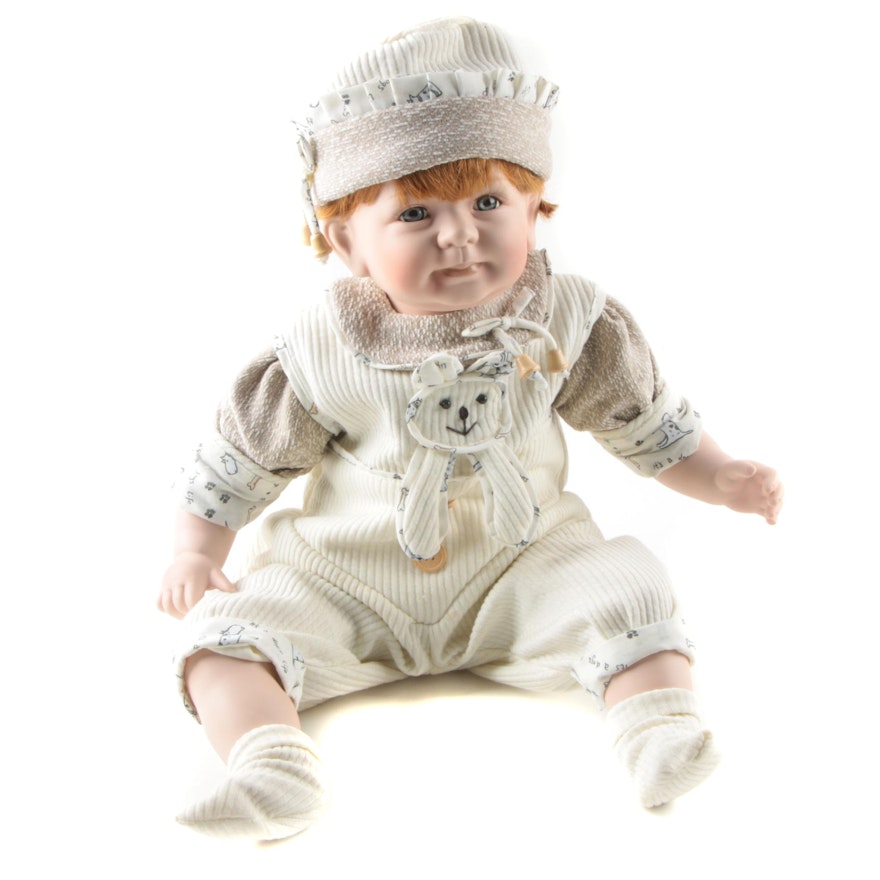 Duck House Heirloom Porcelain Baby Doll