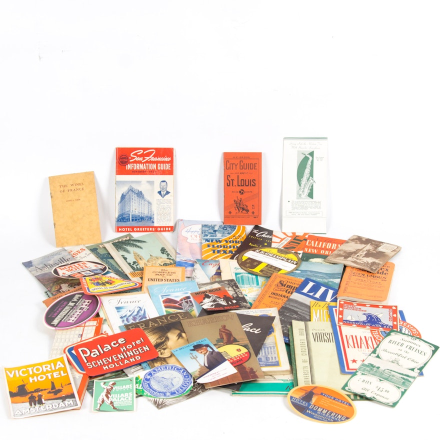 Vintage Travel Ephemera