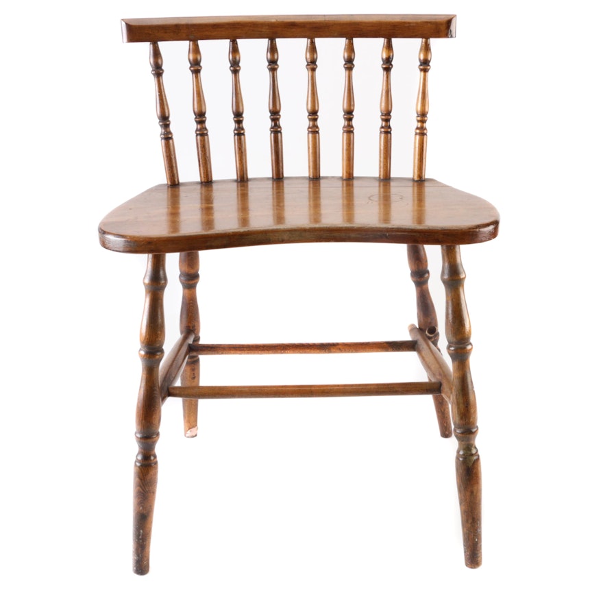 Vintage Spindle Back Children's Chair
