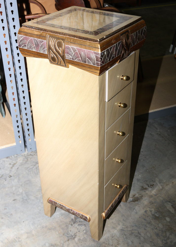 Art Deco Style Accessory Chest by Artmax