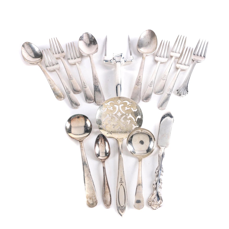 Silver Plate Utensils Featuring Community and International Silver Co.