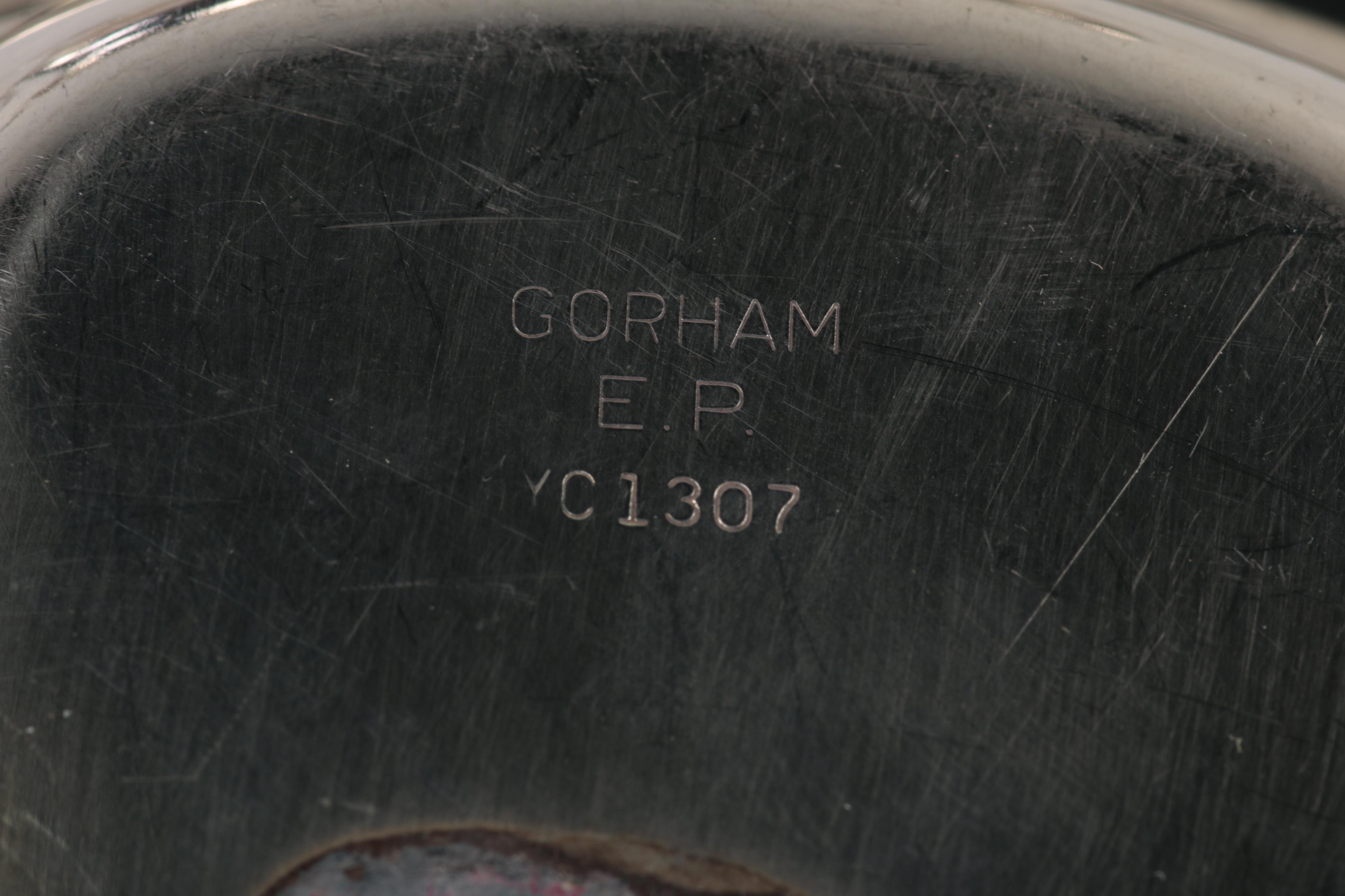 Gorham Silver Plate Butter Dish and Other Silver Plate Serveware