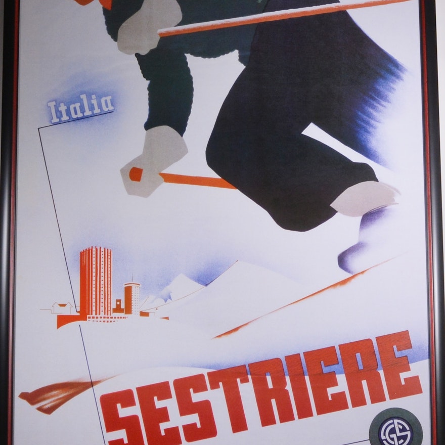 Italia Sestriere Poster