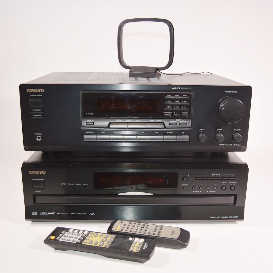 Onkyo Stereo Receiver and CD Player