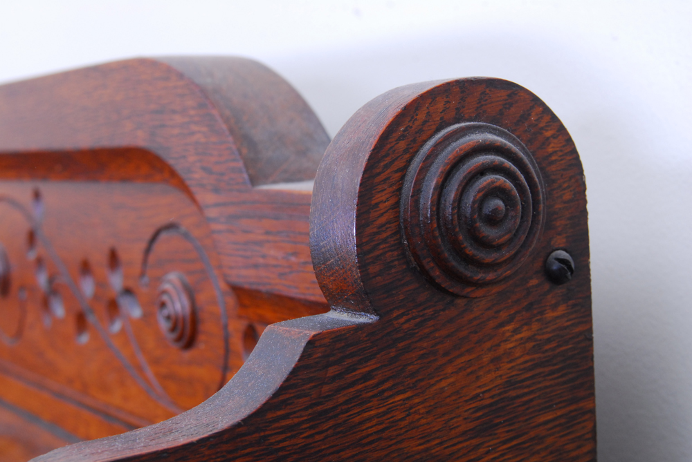 Antique Eastlake Oak Display Cabinet