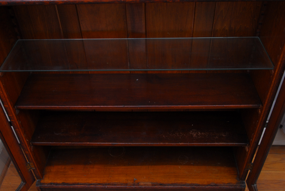 Antique Eastlake Oak Display Cabinet