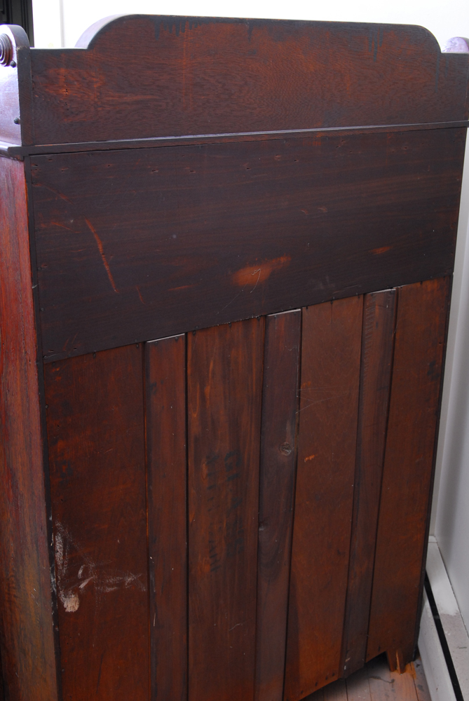 Antique Eastlake Oak Display Cabinet