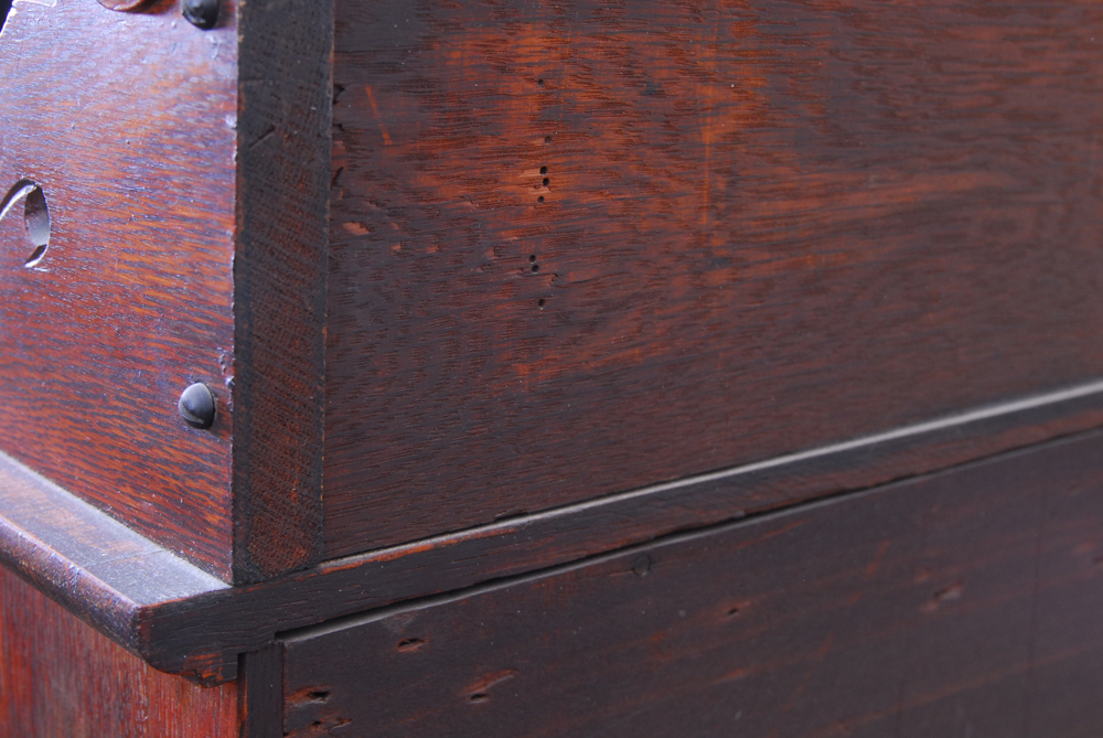 Antique Eastlake Oak Display Cabinet