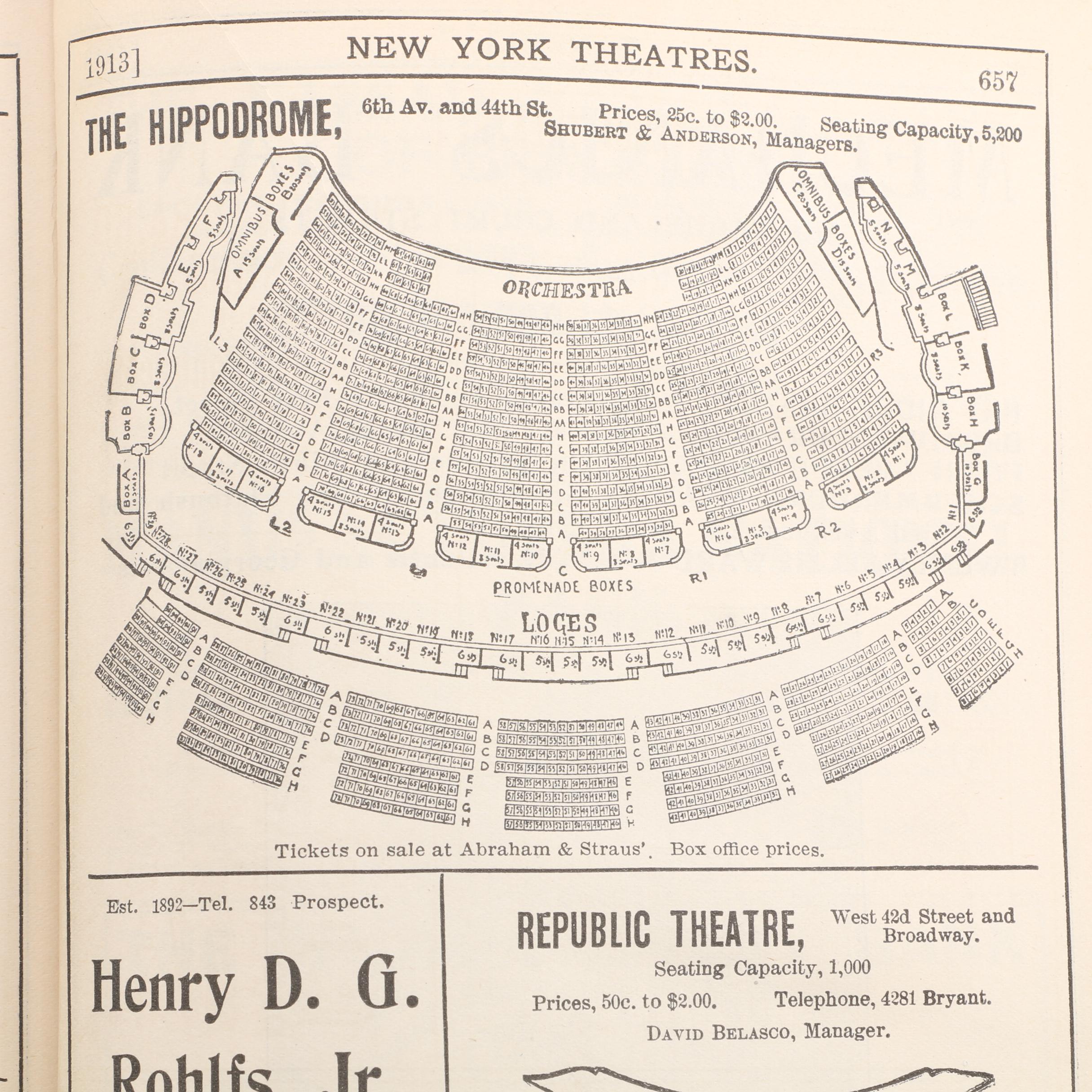 1913 "Brooklyn Daily Eagle Almanac" With Map of Queens, NY