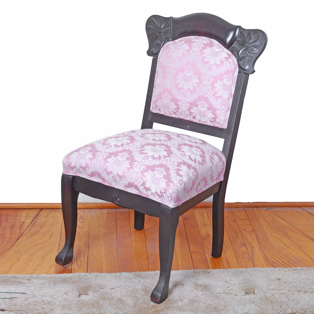 Vintage Mahogany Finish Chair