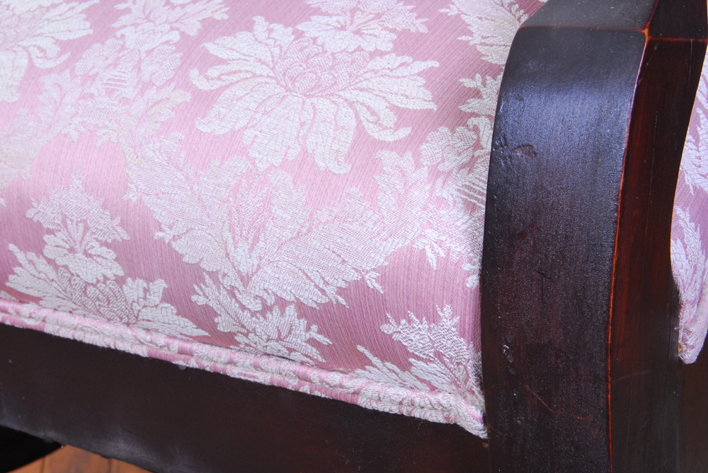 Vintage Mahogany Finish Platform Rocker