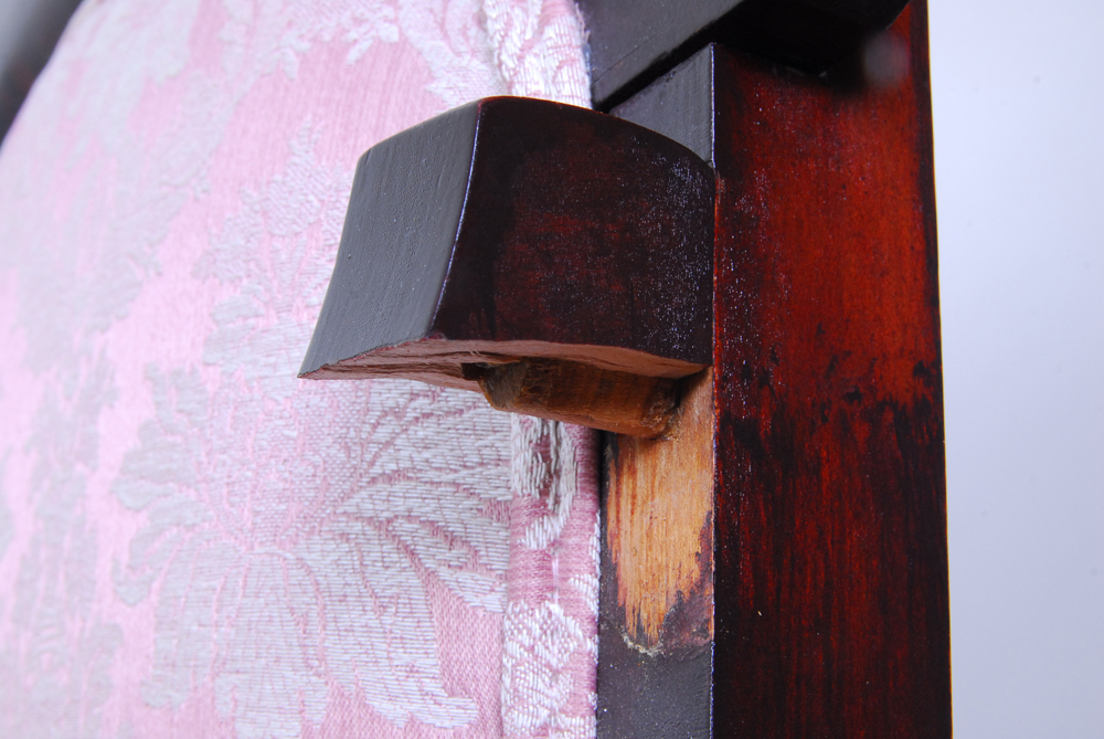 Vintage Mahogany Finish Platform Rocker