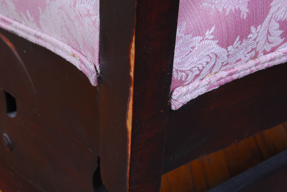 Vintage Mahogany Finish Platform Rocker