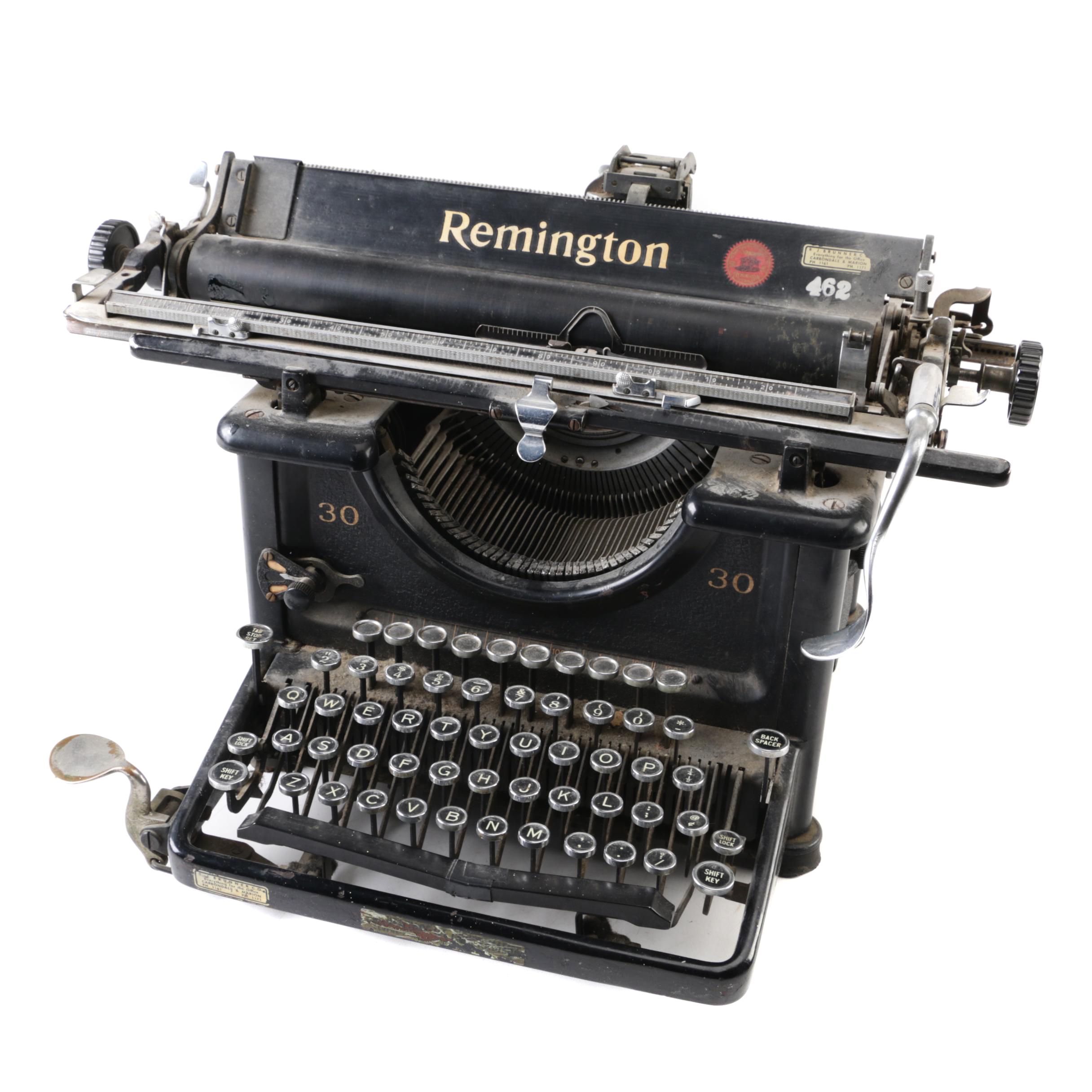 Semi-Antique Remington Standard 30 Typewriter