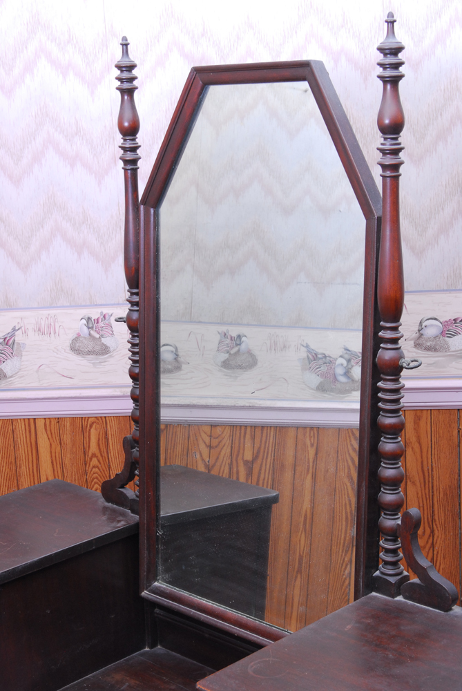 Vintage Mahogany Vanity