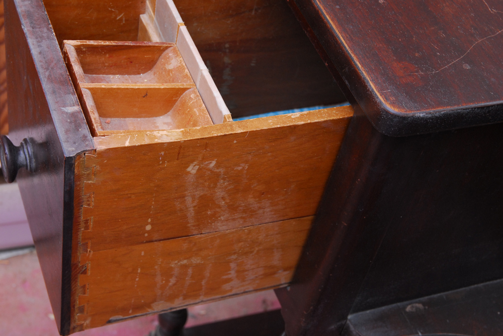 Vintage Mahogany Vanity