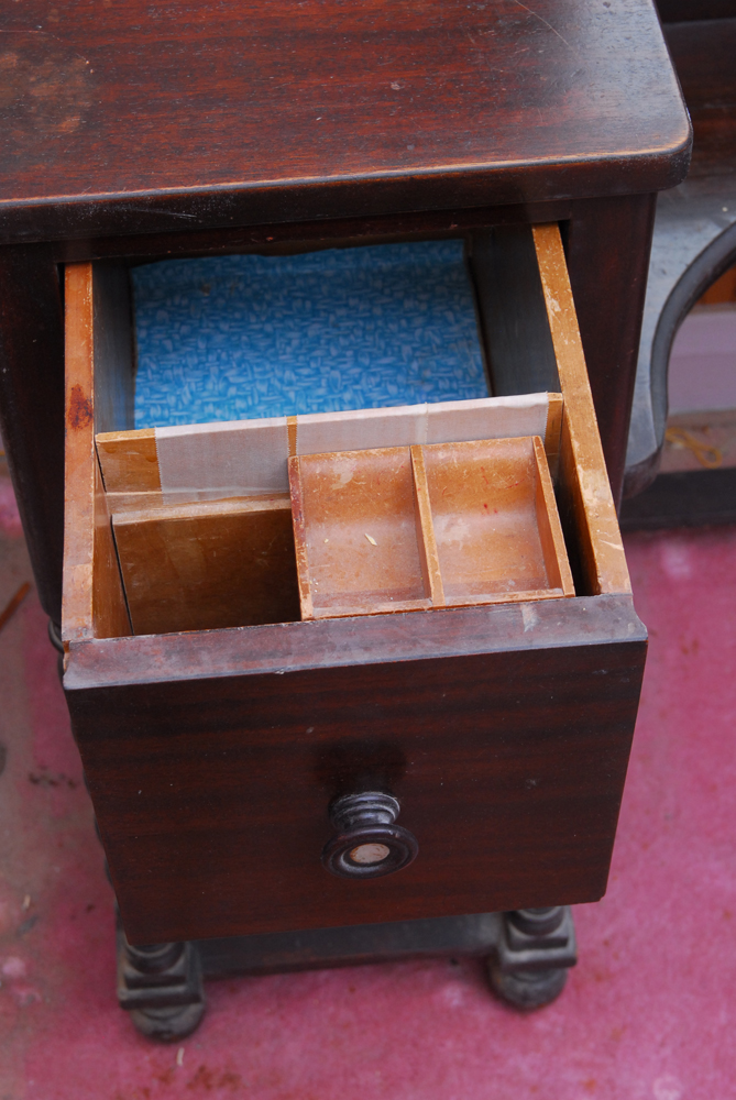 Vintage Mahogany Vanity