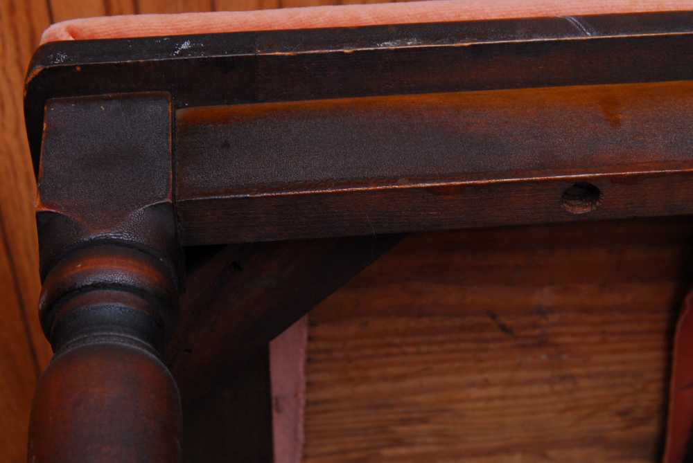 Vintage Upholstered Bench