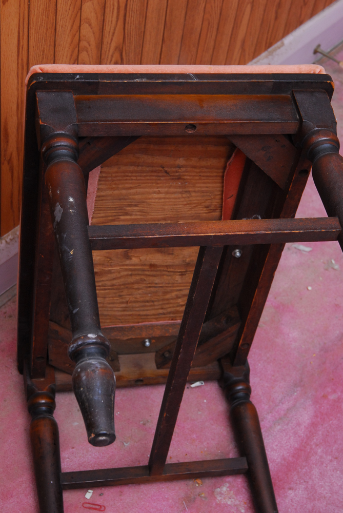 Vintage Upholstered Bench