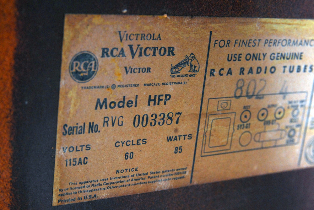 Vintage RCA Radio Cabinet