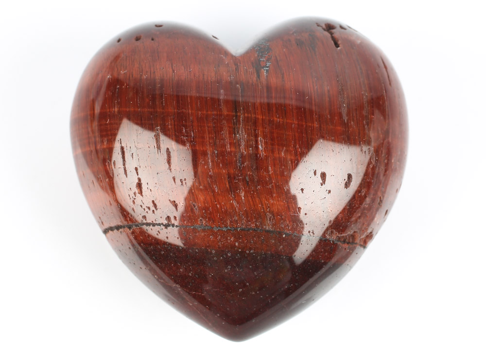 Tumbled Stone and Amethyst Hearts