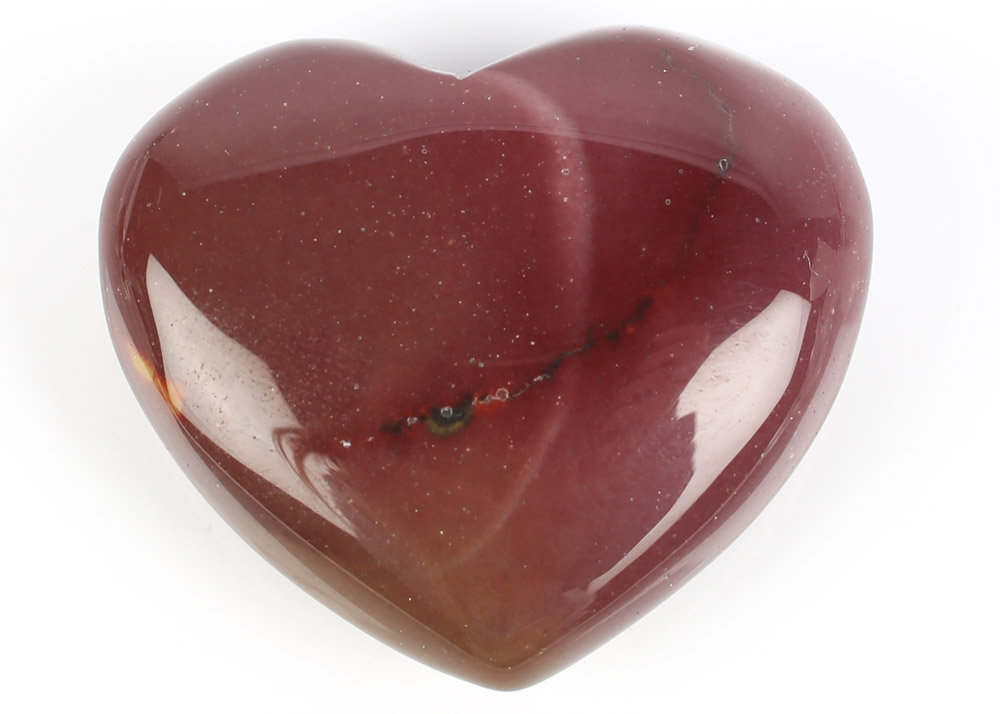 Tumbled Stone and Amethyst Hearts