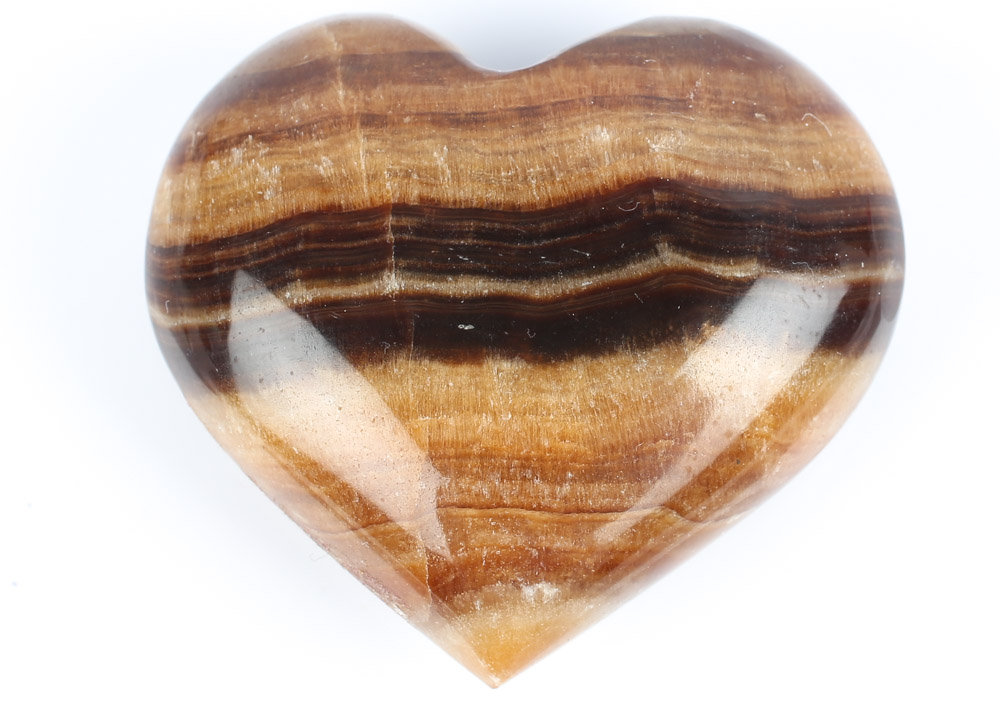 Tumbled Stone and Amethyst Hearts