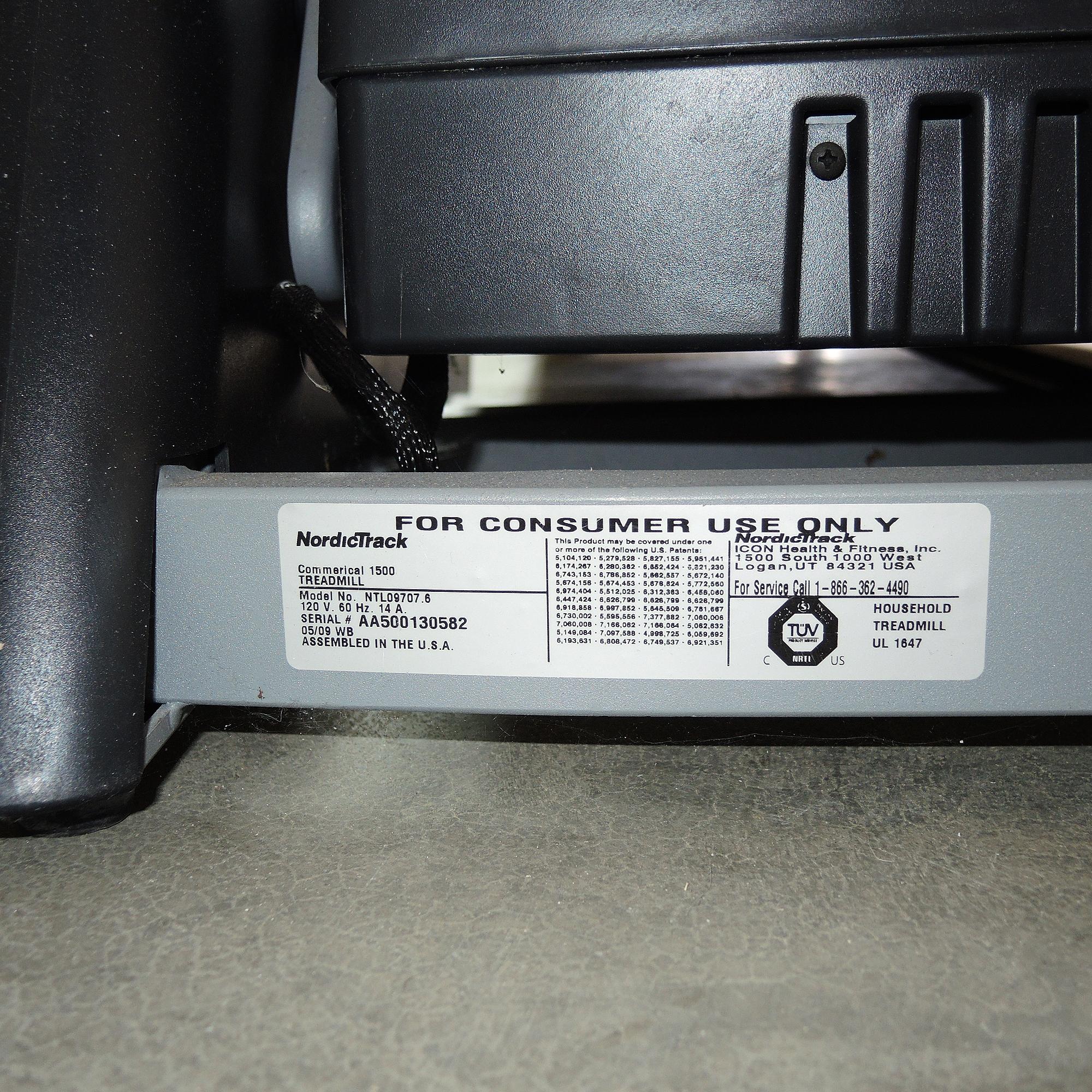 NordicTrack Commercial 1500 Treadmill