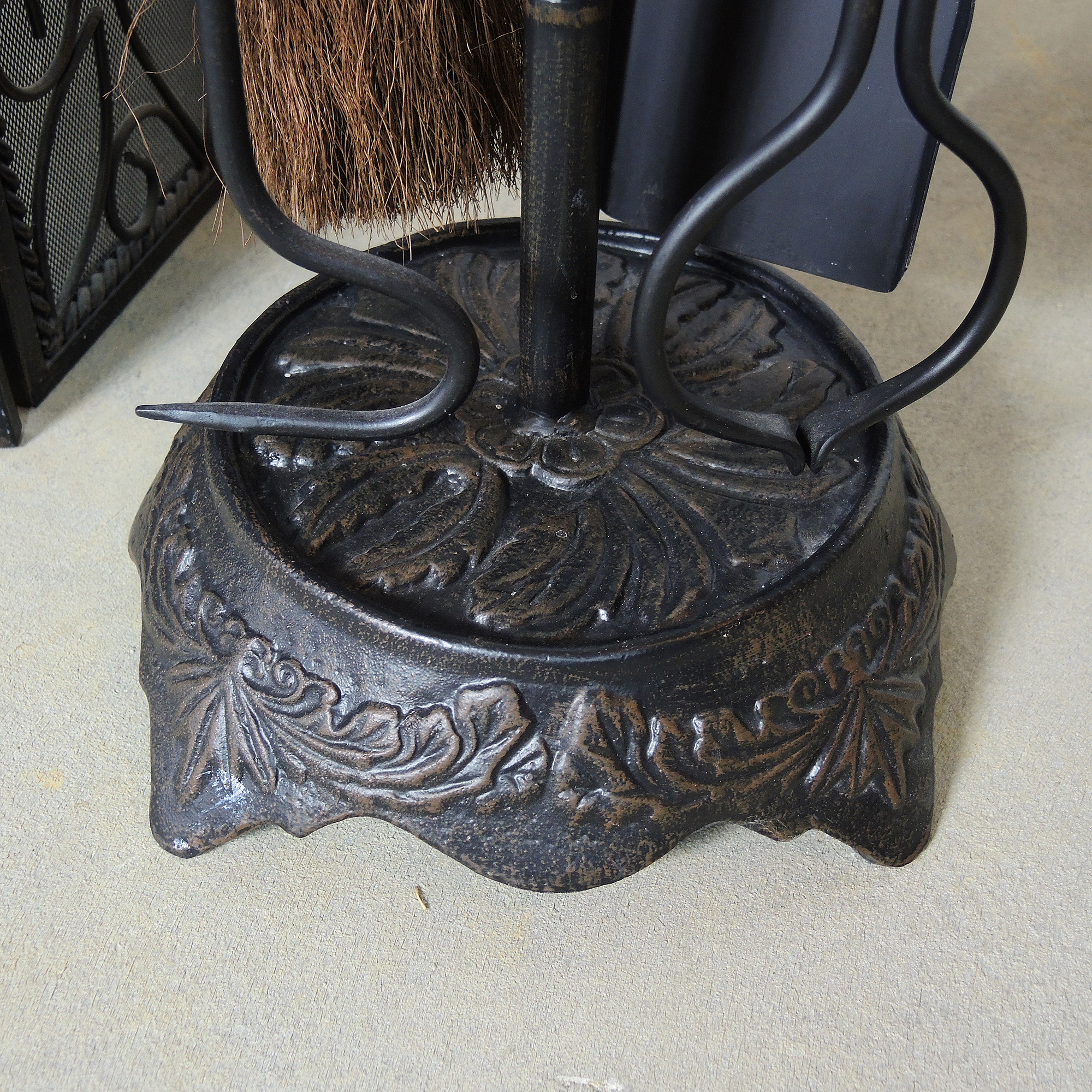 Southern Living Fireplace Tools and Screen Bronze Finish