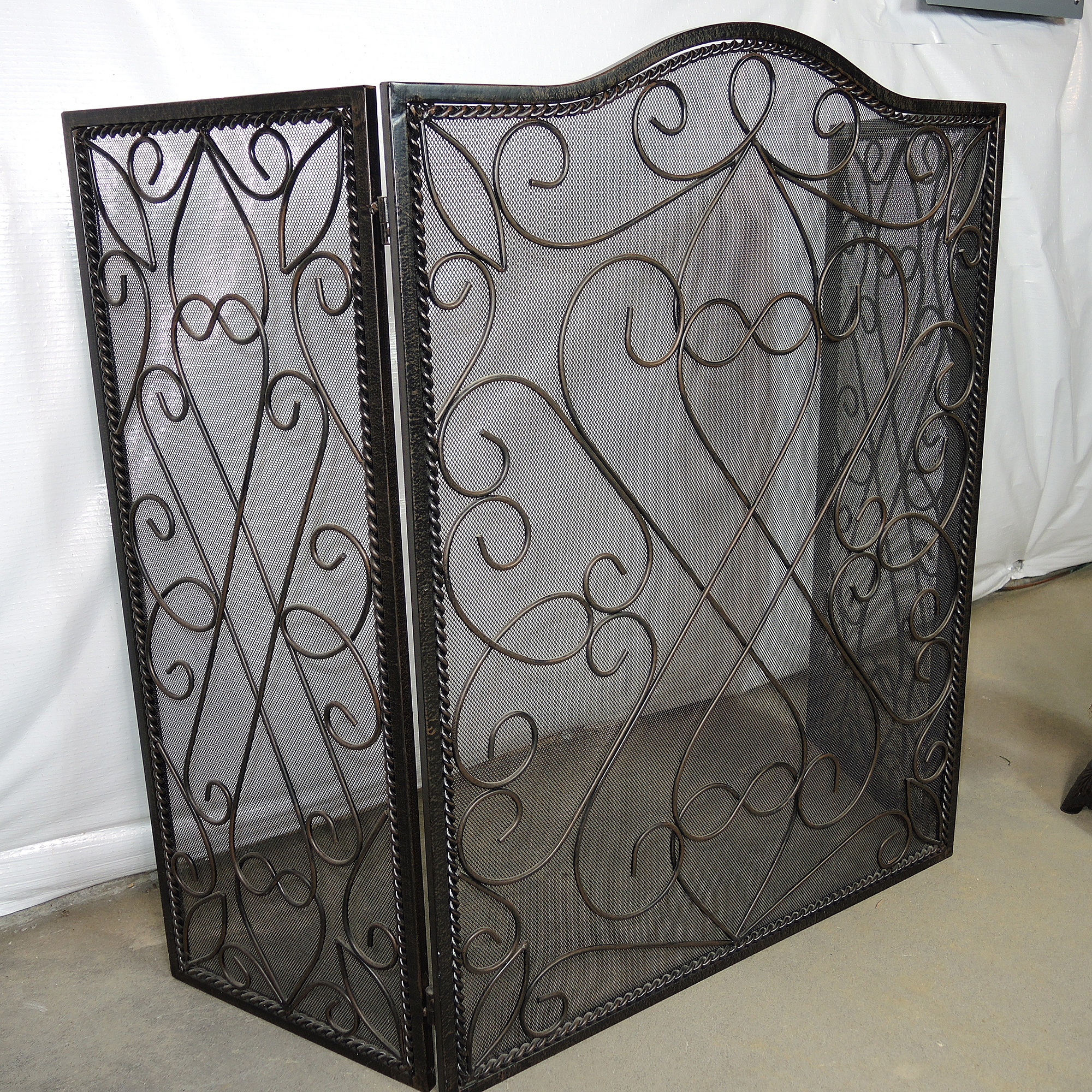 Southern Living Fireplace Tools and Screen Bronze Finish