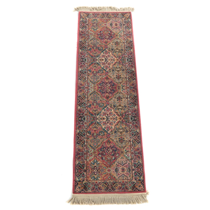 Power-Loomed Karastan "Panel Kirman" Wool Carpet Runner