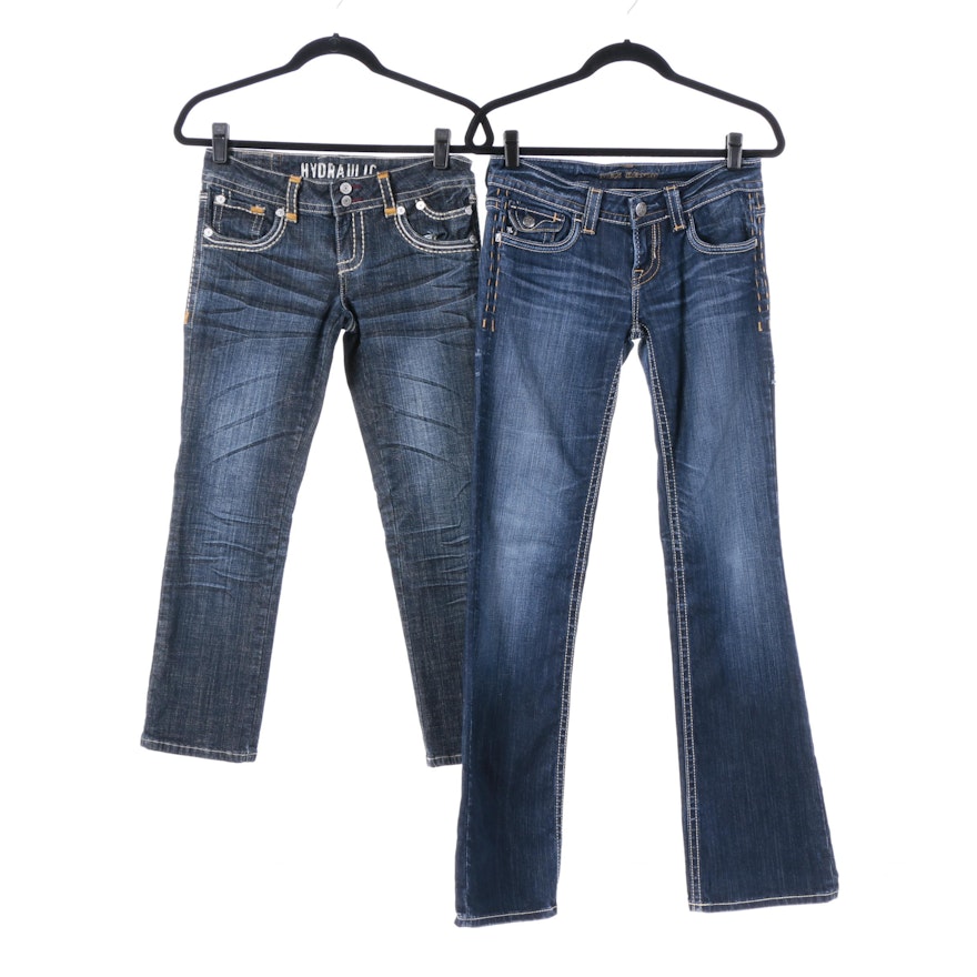 Women's Jeans Including Hydraulic and Mek Denim