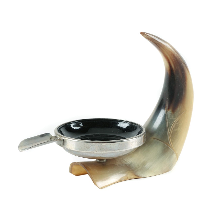 Horn Ashtray