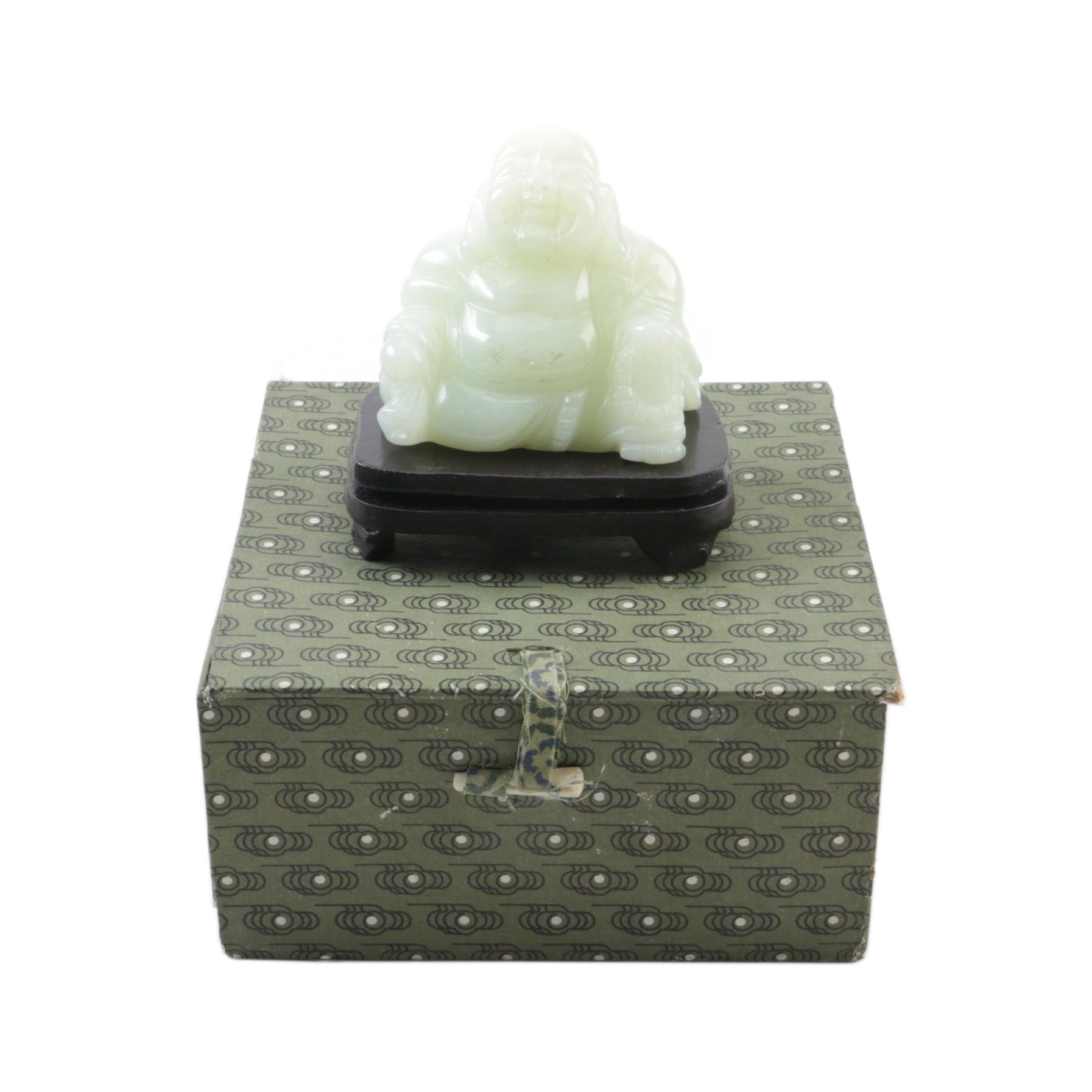 Bowenite Budai Figurine