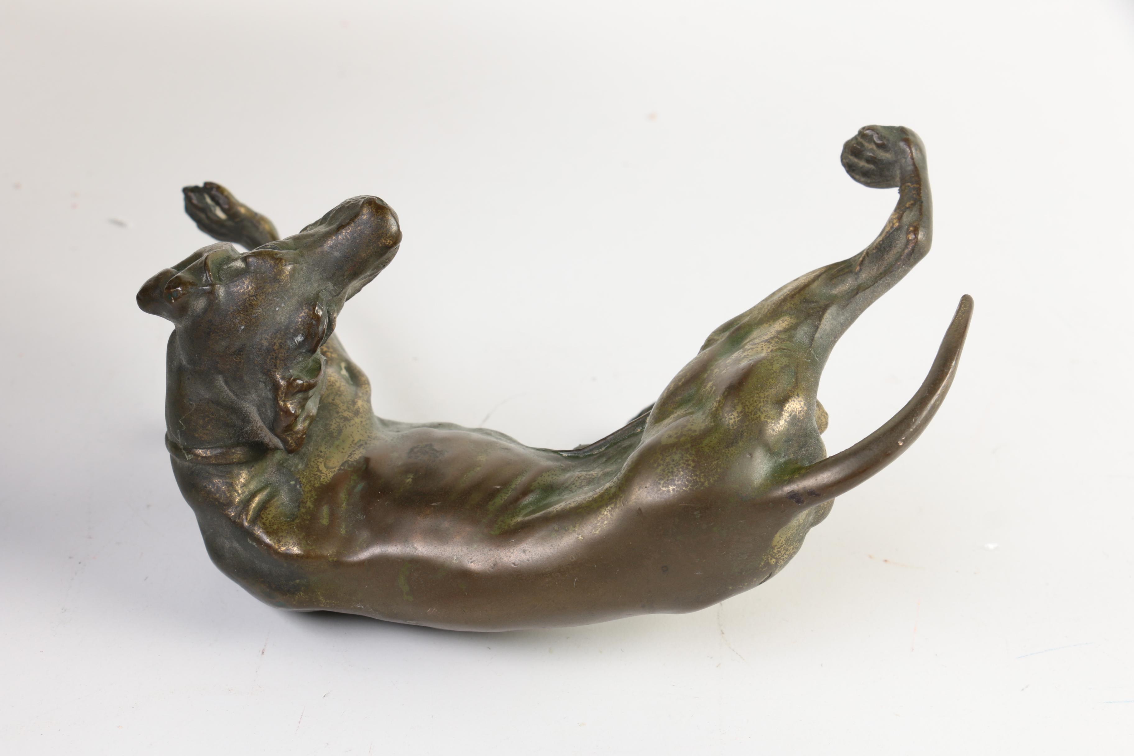 Metal Pointer Dog Figurine