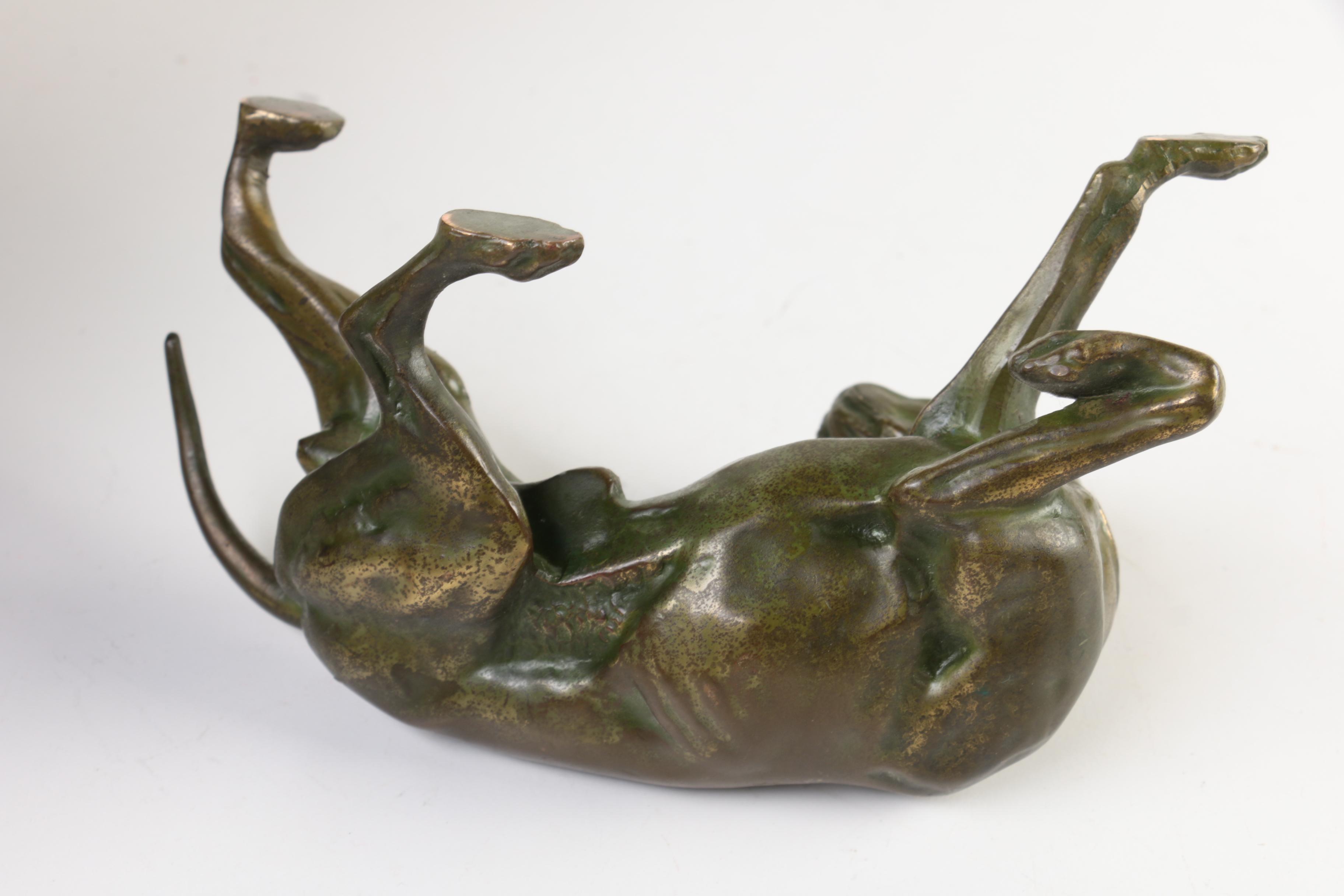 Metal Pointer Dog Figurine