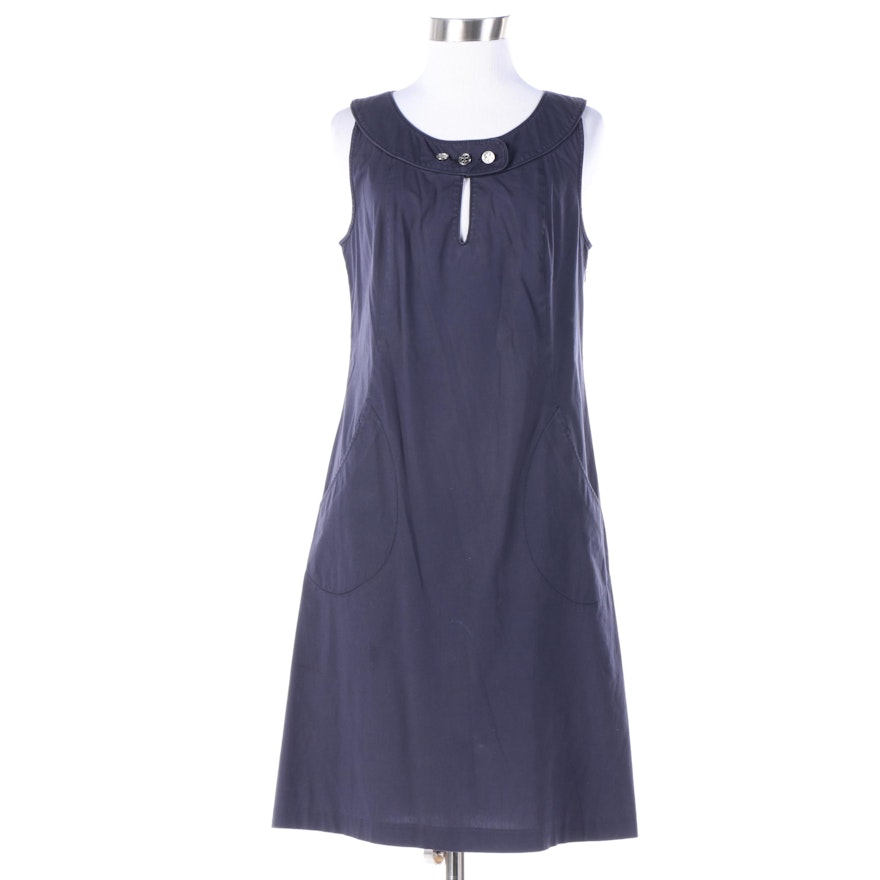 Tory Burch Blue Sleeveless Dress