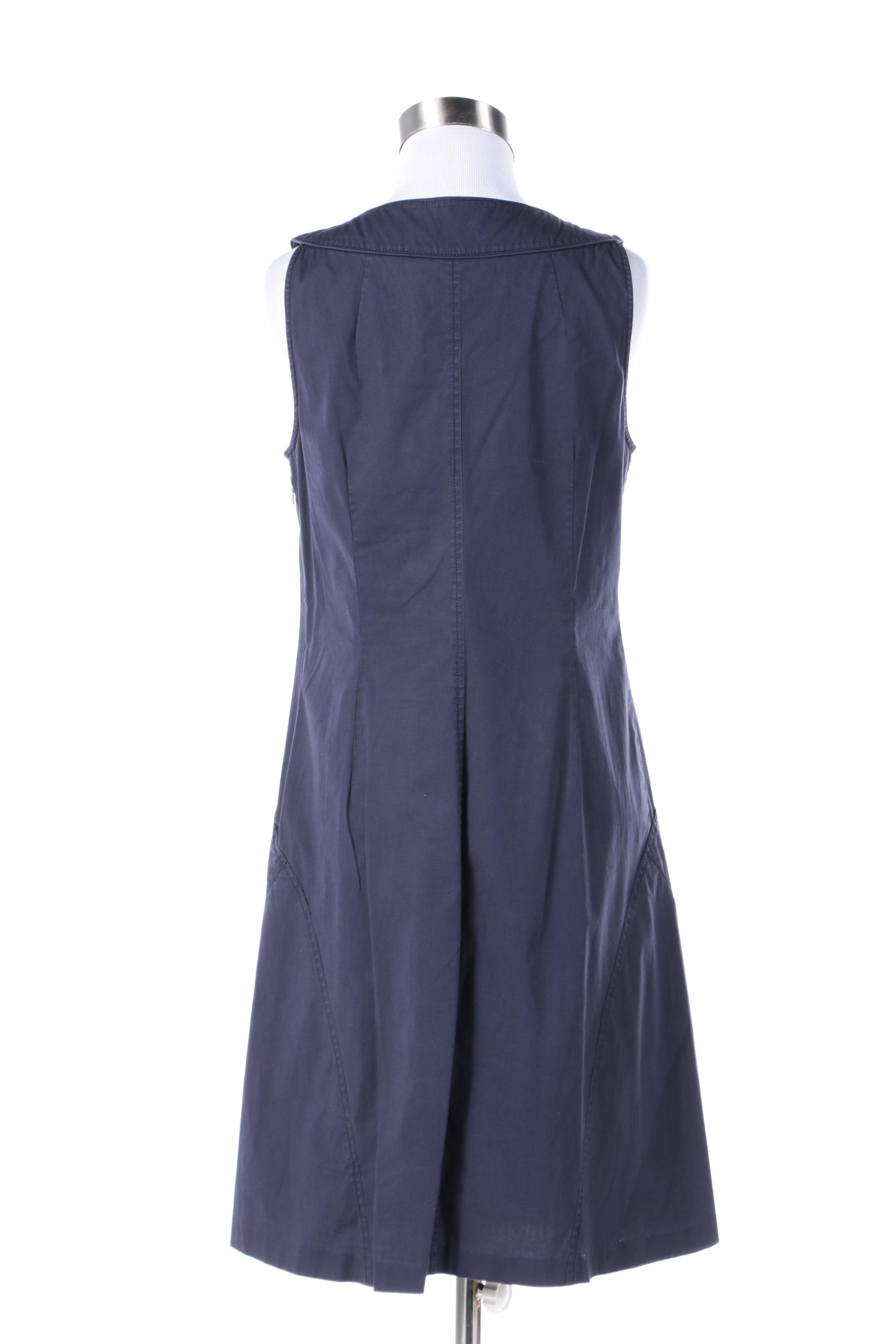 Tory Burch Blue Sleeveless Dress