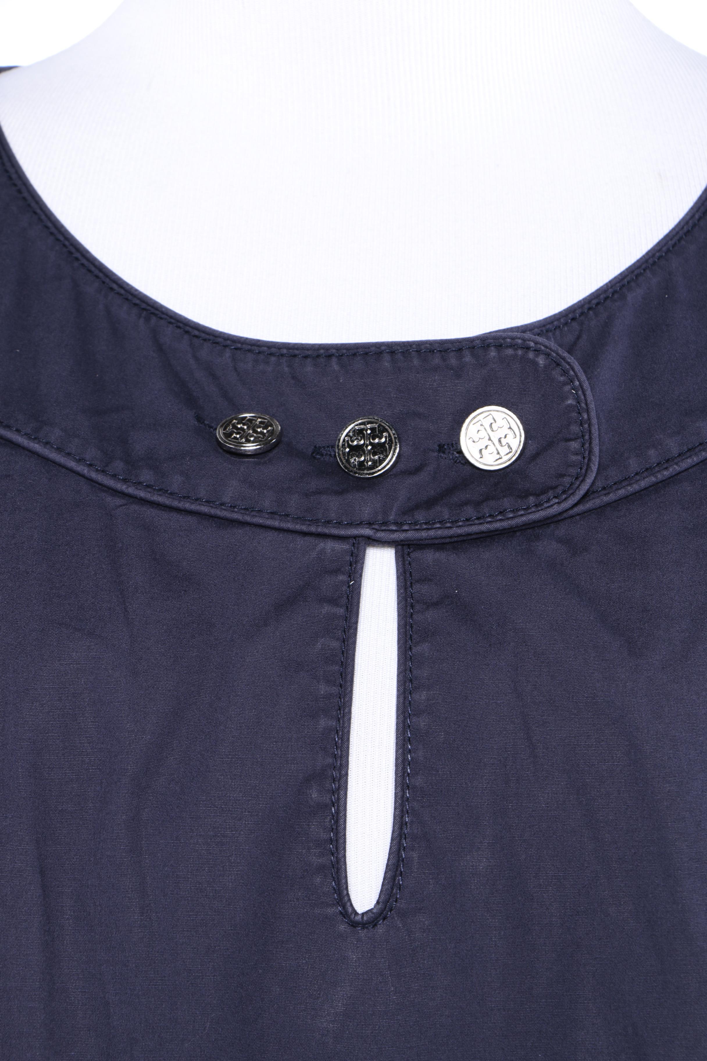 Tory Burch Blue Sleeveless Dress