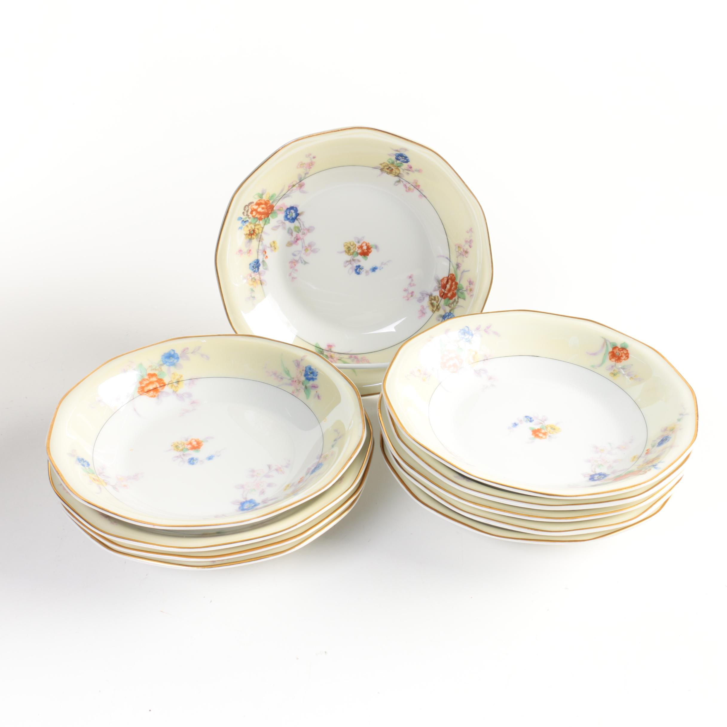 Theodore Haviland Limoges "Jewel" Soup Bowls