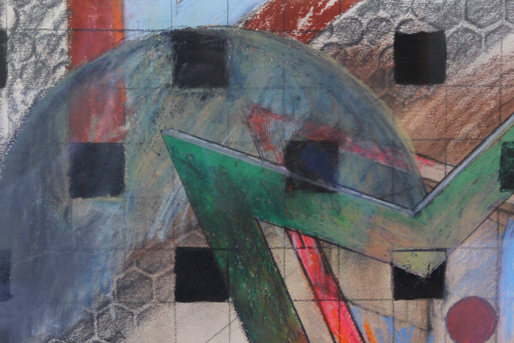 Joseph Foster Mixed Media Painting "Thought & Remembrance"