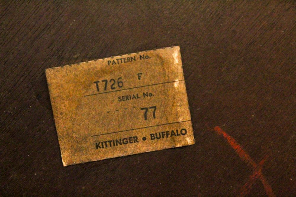 Vintage Kittinger Faux Bamboo Library Steps