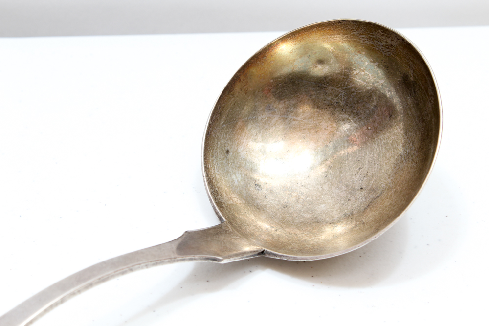 19th Century Benedict Beal Marsh Coin Silver Ladle